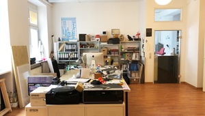 front part of shared studio