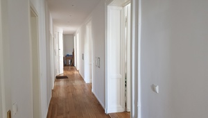 Büroetage in Berlin Moabit, Altbau, 2x WC, helle Räume 193,39 m2