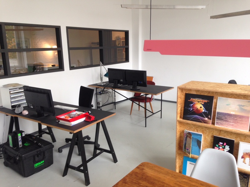 Bright, large desk space in shared office