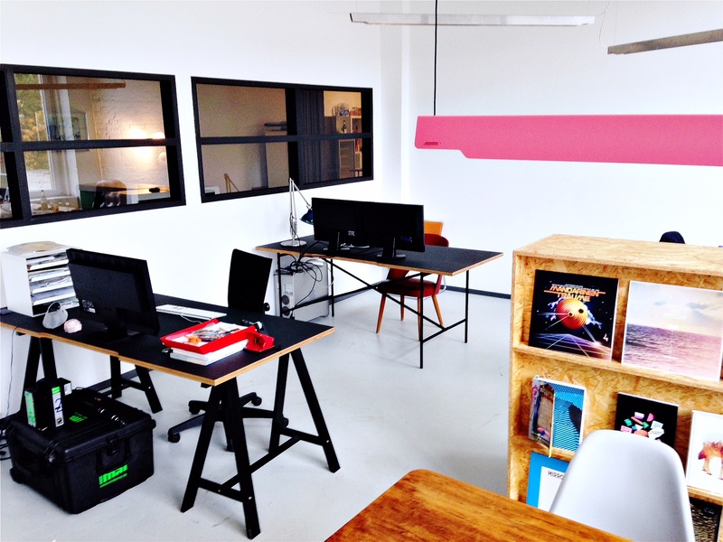 Bright, large desk space in shared office