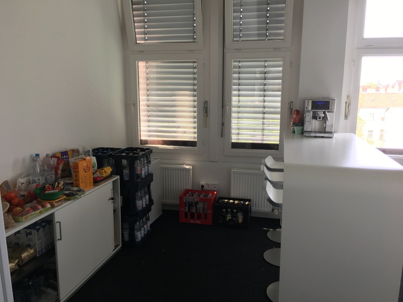 Spacious desks in sunny shared office at EUREF startup campus