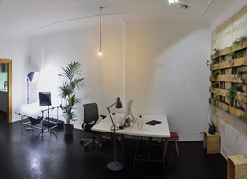 baensch38 - Free desks available - Freie Tische im Wohnzimmer der coworking spaces