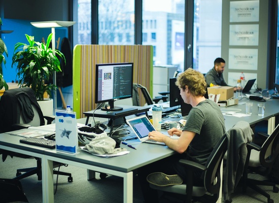 4 desks in co-working space at TechCode Berlin, all inclusive!