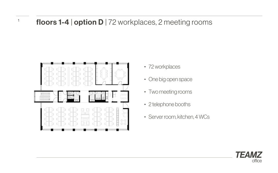 Furnished plug&play office in Berlin Mitte at Senefelderplatz (50-350 desks)