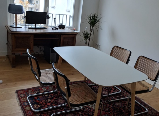 Office space (1 room + 2 shared meeting rooms) in West Berlin - close to Viktoria Luise Platz