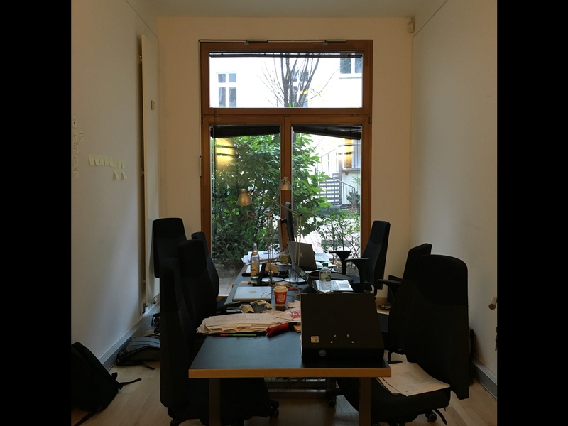 Highly Appealing Small Office at Rosenthaler Platz with Kitchen/Shower/Lounge/Meeting Room