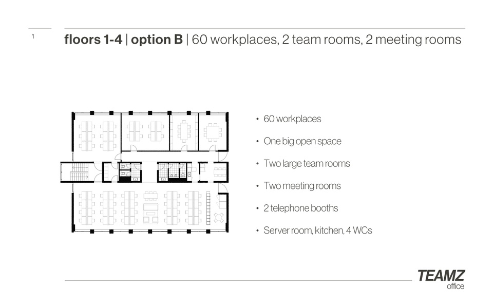 Furnished plug&play office in Berlin Mitte at Senefelderplatz (50-350 desks)