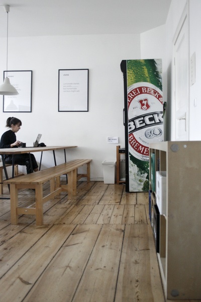 Individual desks in beautiful space and location