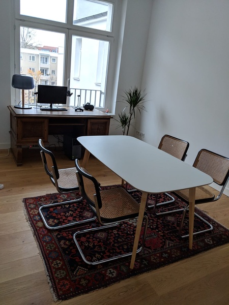 Office space (1 room + 2 shared meeting rooms) in West Berlin - close to Viktoria Luise Platz