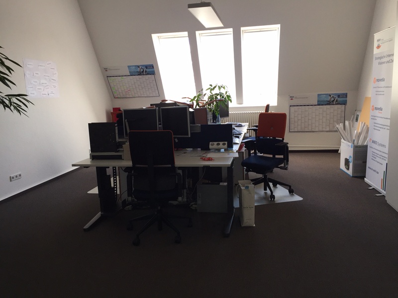 Up to 10 desks within a great office for rent and/or rooms