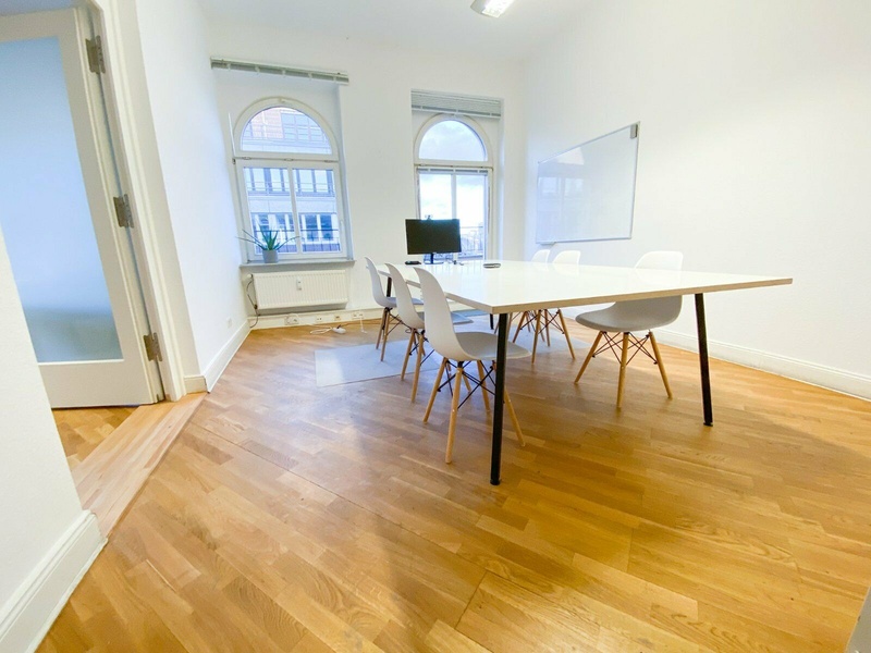 Office at Hackescher Markt with 2 balconies & view of TV tower