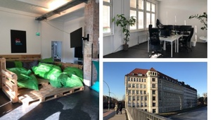 One Room (2-10 desks) with/without furniture at S-Bahnhof Sonnenallee