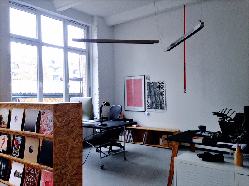 Bright, large desk space in shared office