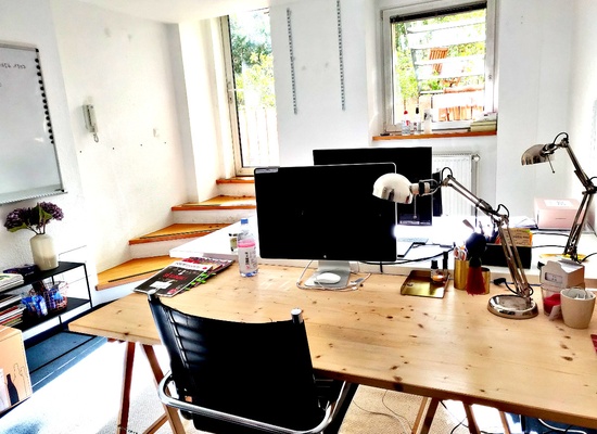 Nice Office (2-3 people) with Private Garden close to Rosenthaler Platz