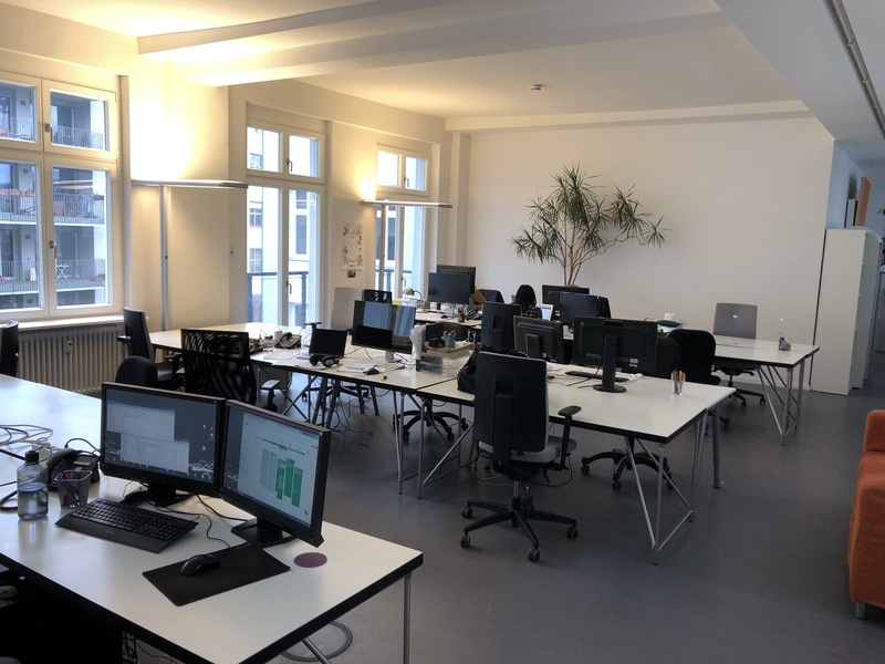 Büroraum für ca. 12-18 Mitarbeiter, zentrale Lage Potsdamer Platz/Gleisdreieck