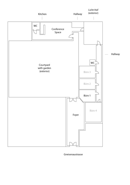 Private Office + Shared Conference Room