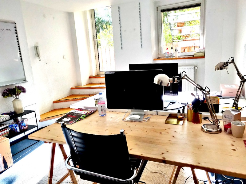 Nice Office (2-3 people) with Private Garden close to Rosenthaler Platz