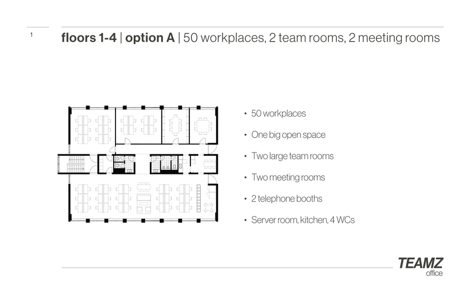 Furnished plug&play office in Berlin Mitte at Senefelderplatz (50-350 desks)