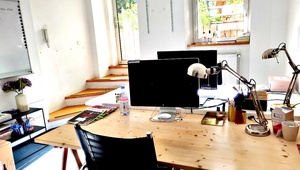 Nice Office (2-3 people) with Private Garden close to Rosenthaler Platz