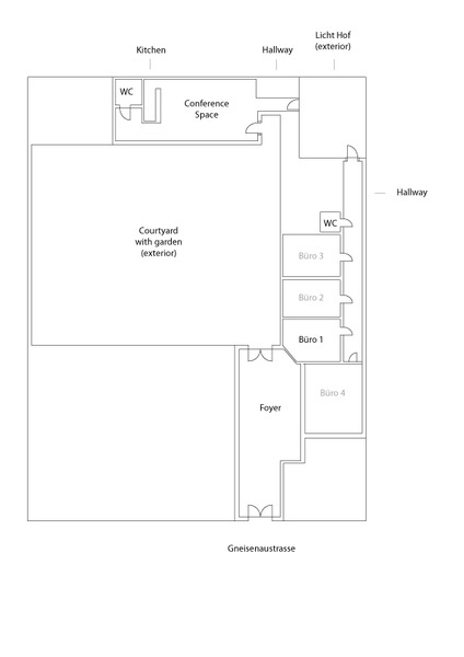 Private Office + Shared Conference Room